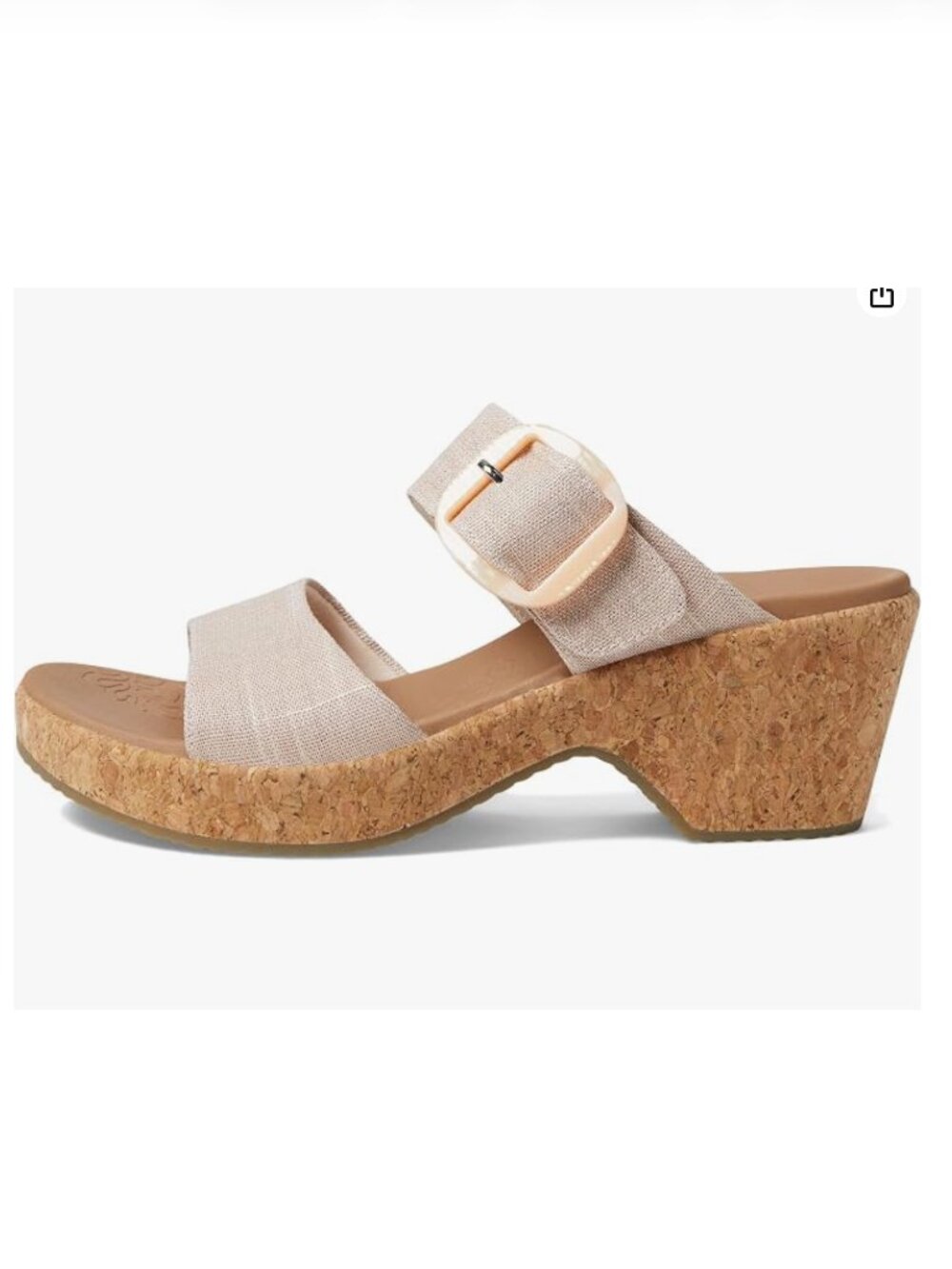 Sketchers Luxe Foam Women's Brystol Wedge Sandals in Light Pink | Size 11